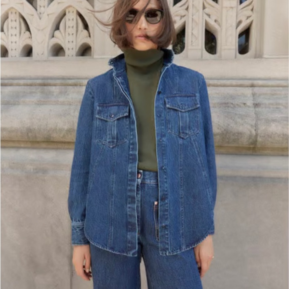 Goop Denim Rex Shirt Sz 6 NWOT